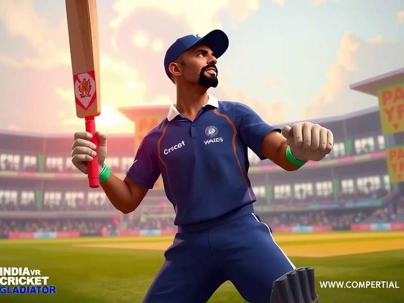 Concept art for upcoming India VR Cricket Gladiator update
